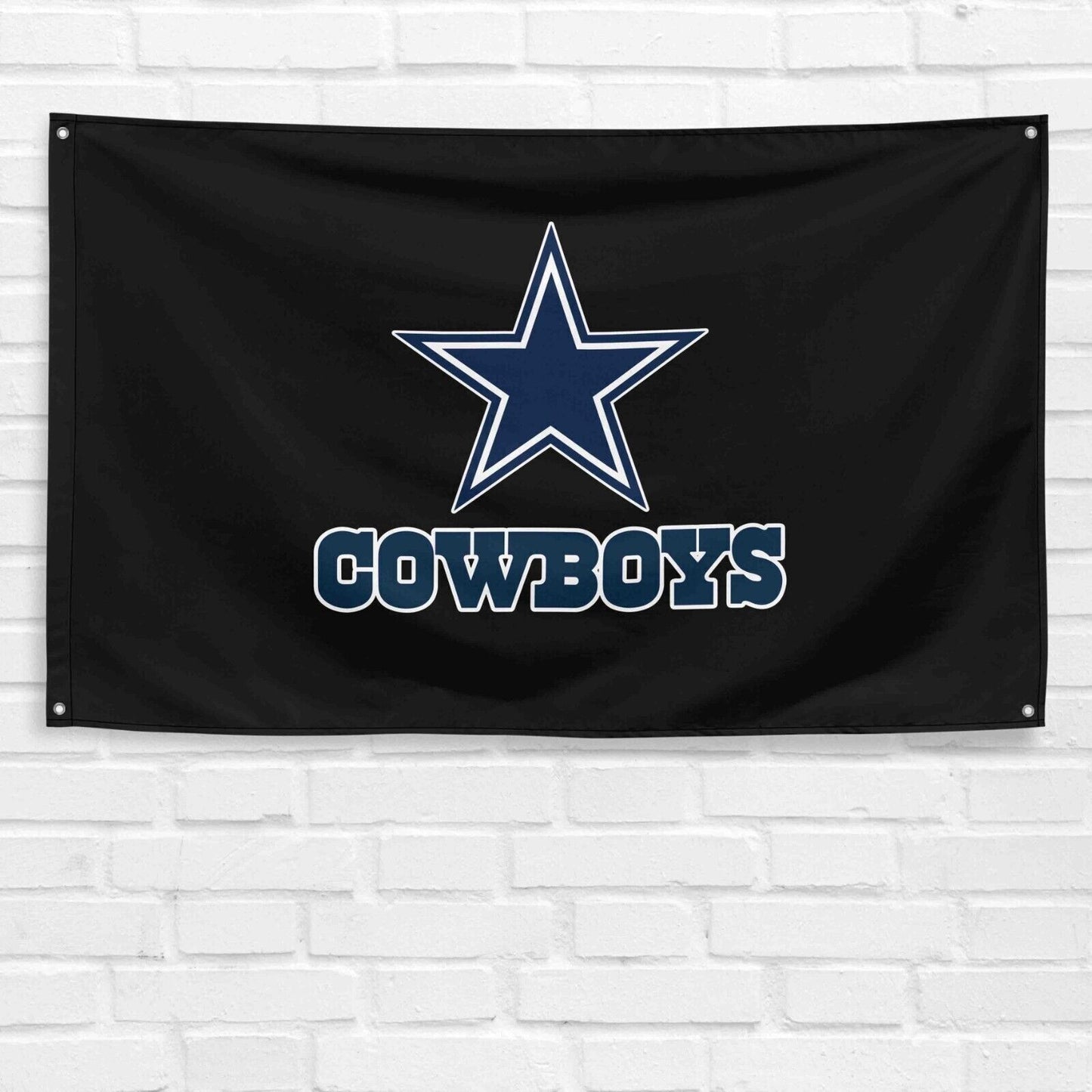 For Dallas Cowboys Football Fans 3x5 ft Black Flag NFL Gift Banner