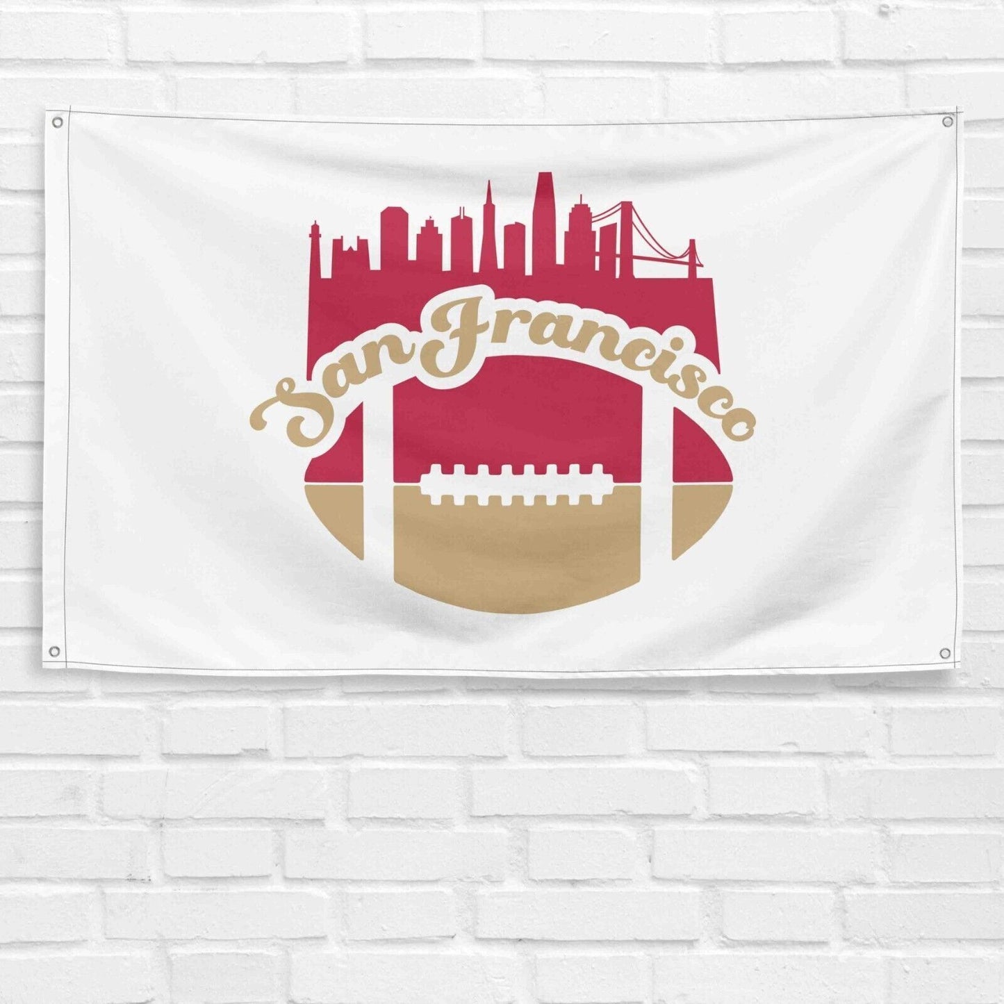 For San Francisco 49ers Fans 3x5 ft Flag NFL Football Champions Banner Gift