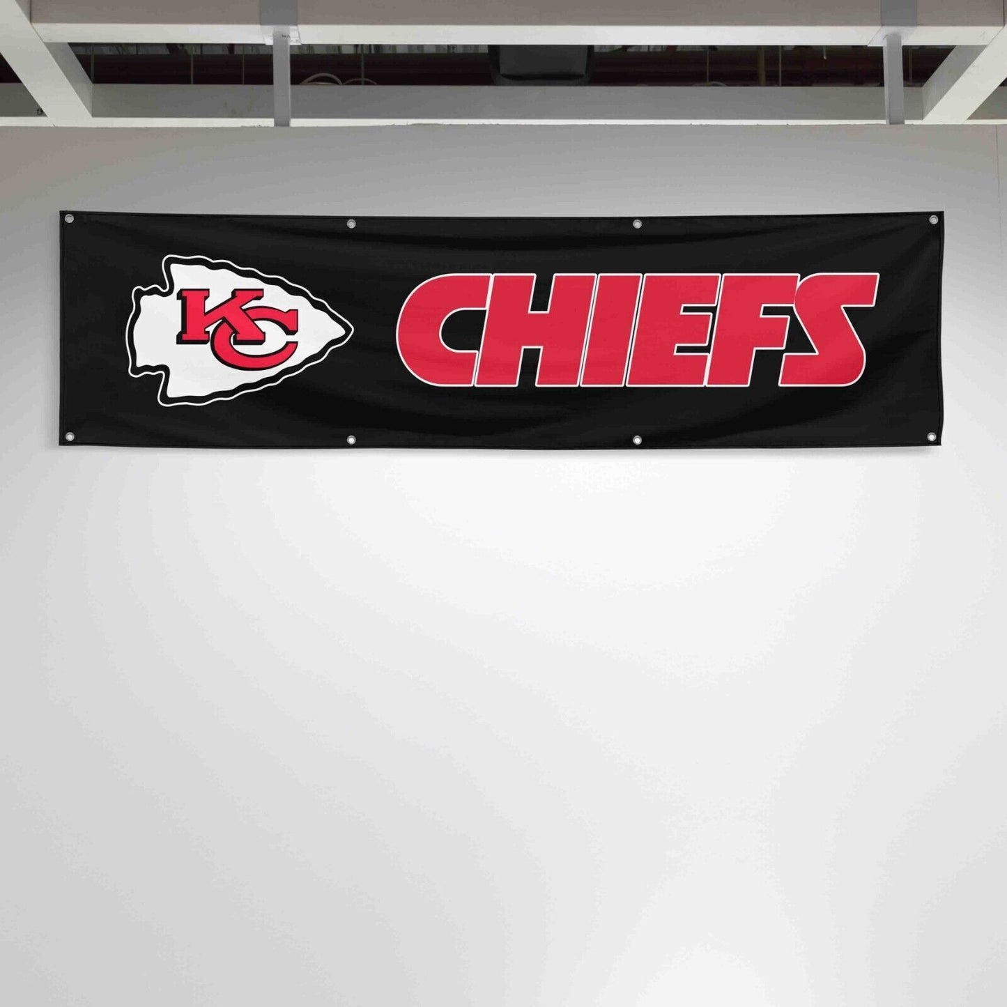 For Kansas City Chiefs Football Fans 2x8 ft Flag NFL Gift Man Cave Banner