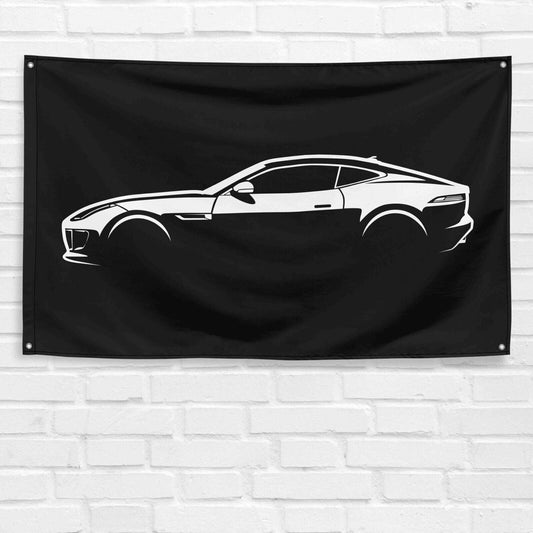 For F-Type Car Enthusiast 3x5 ft Flag Grandpa Dad Son Birthday Gift Man Cave Garage Wall Decor Banner