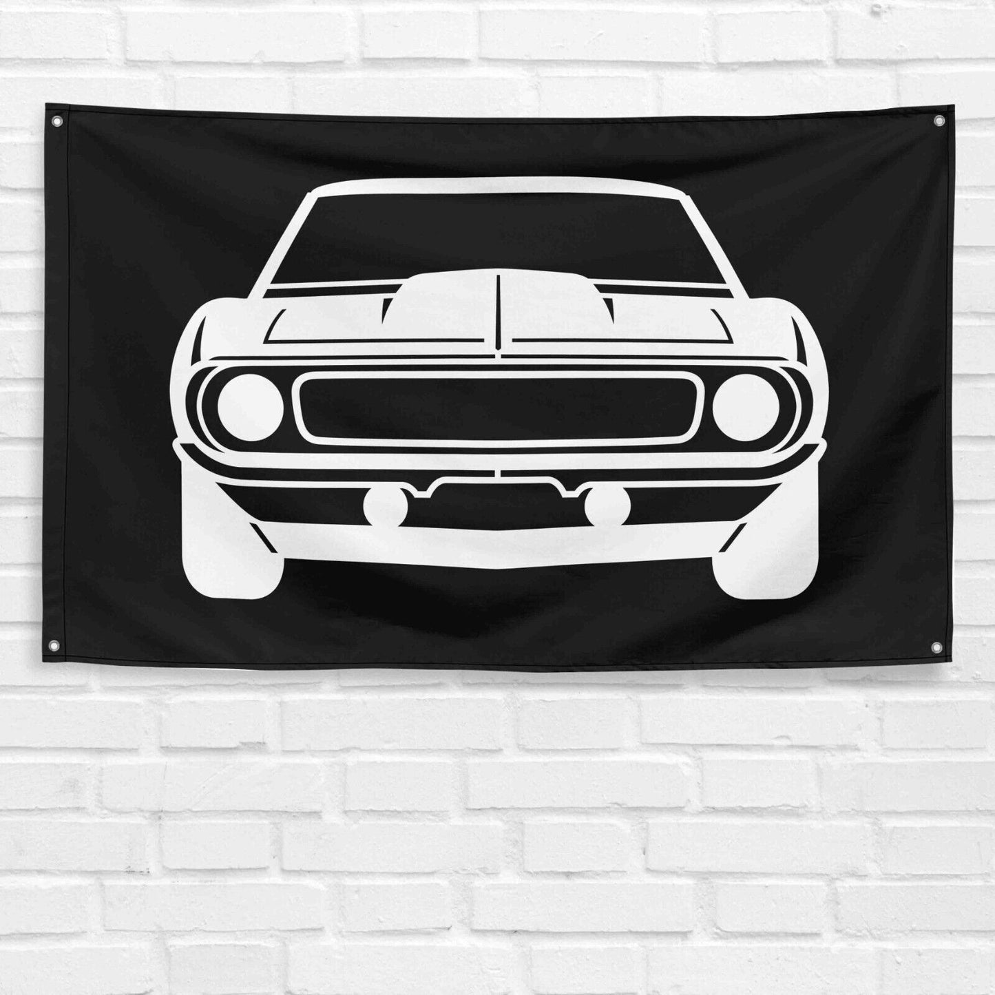 For Camaro SS 1969 Car Enthusiast 3x5 ft Flag Grandpa Dad Son Birthday Gift Man Cave Garage Wall Decor Banner