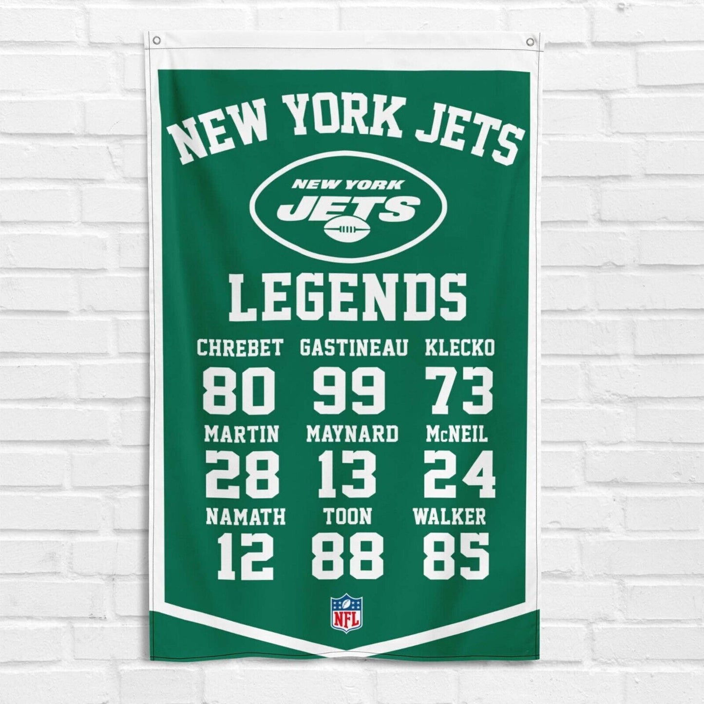 For New York Jets Legends 3x5 ft Flag NFL Football Team Champions Banner