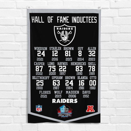 For Oakland Raiders Fans 3x5 ft Flag Hall of Fame NFL Las Vegas Nation Banner