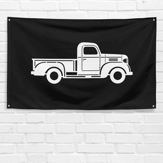 For 1946 Vintage Truck Enthusiast 3x5 ft Flag Grandpa Dad Son Birthday Gift Man Cave Garage Wall Decor Banner