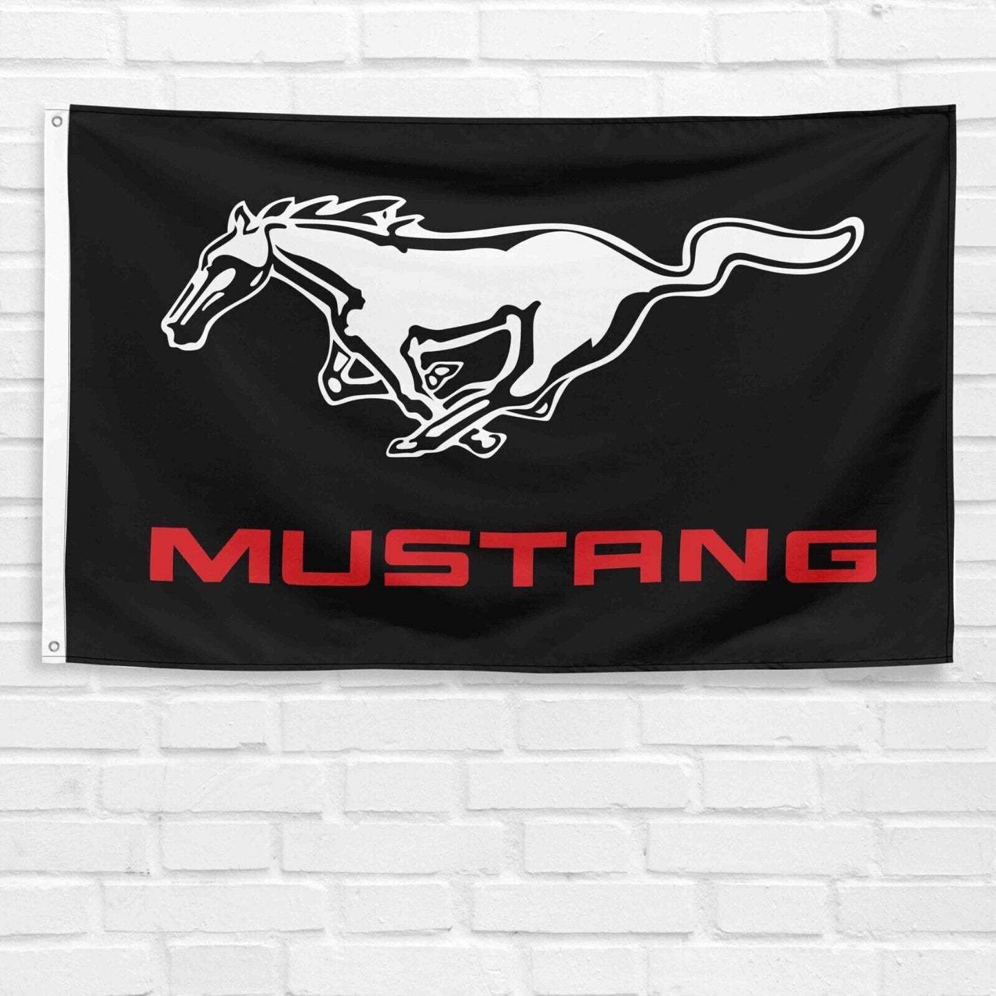 For Ford Mustang 3x5 ft Flag GT Shelby Cobra Sign Car Racing Show Banner