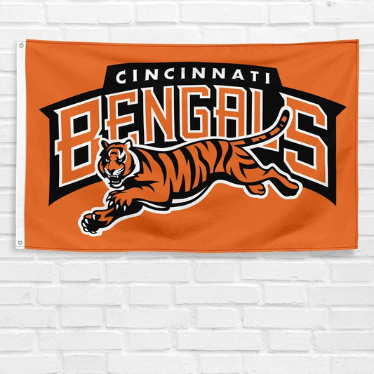 For Cincinnati Bengals Fans 3x5 ft Flag NFL Super Bowl Team LVI Bound AFC Banner