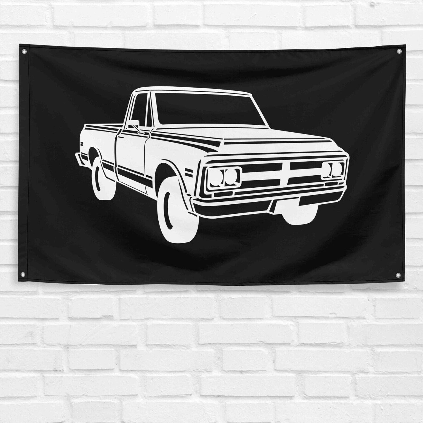 For 1968 Truck Enthusiast 3x5 ft Flag Grandpa Dad Son Birthday Gift Man Cave Garage Wall Decor Banner