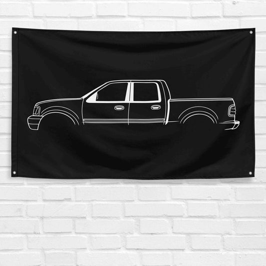 For F-150 2002 Truck Enthusiast 3x5 ft Flag Grandpa Dad Son Birthday Gift Man Cave Garage Wall Decor Banner