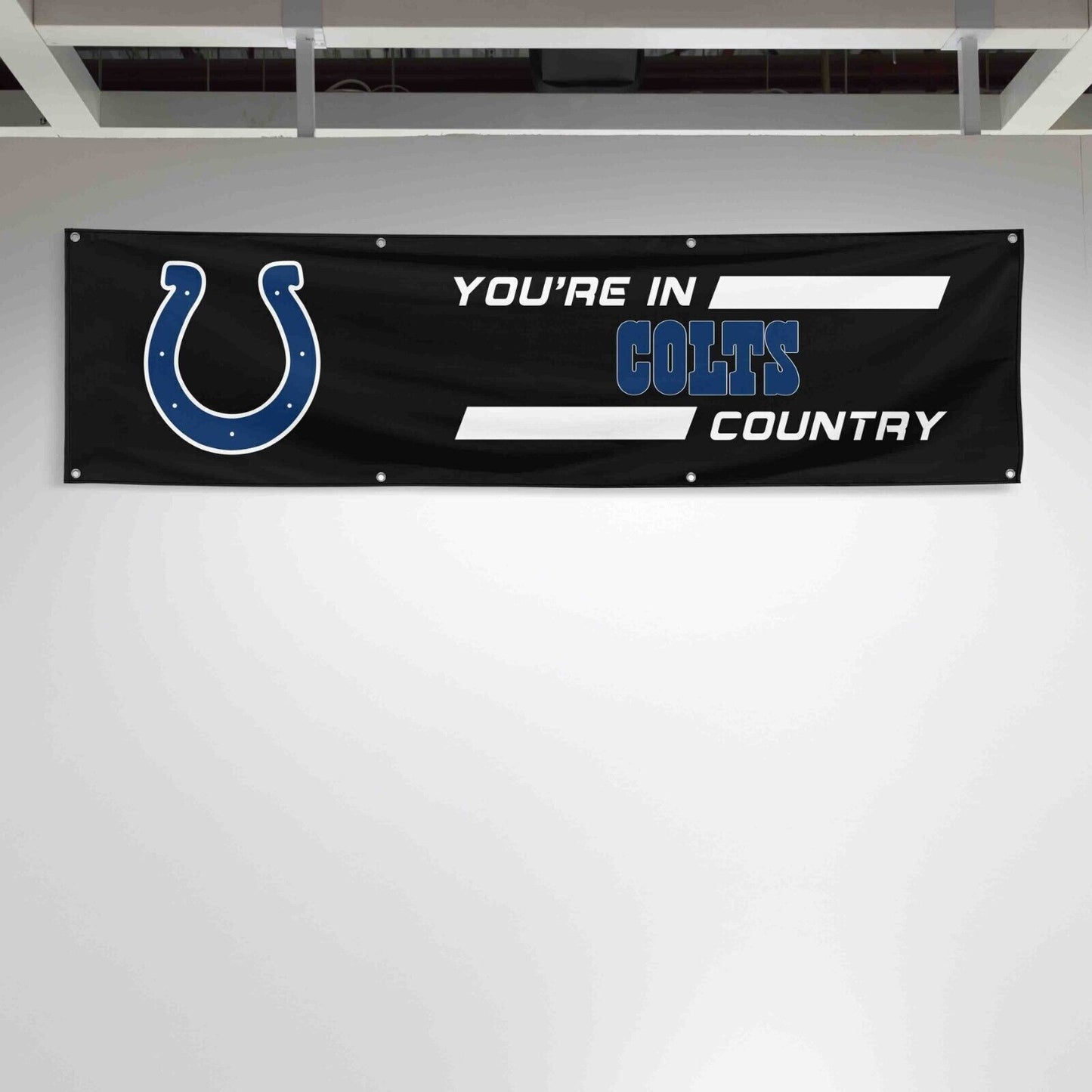 For Indianapolis Colts Football Fans 2x8 ft Flag You Are In Country Gift Banner