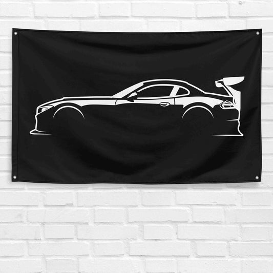 For Z4 GT3 Car Enthusiast 3x5 ft Flag Grandpa Dad Son Birthday Gift Man Cave Garage Wall Decor Banner