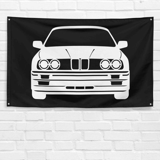 For M3 E30 Car Enthusiast 3x5 ft Flag Grandpa Dad Son Birthday Gift Man Cave Garage Wall Decor Banner