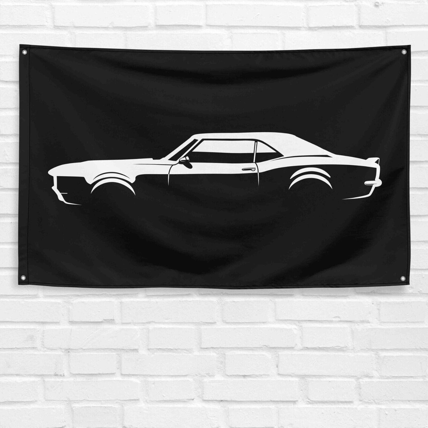 For Camaro 1968 Car Enthusiast 3x5 ft Flag Grandpa Dad Son Birthday Gift Man Cave Garage Wall Decor Banner