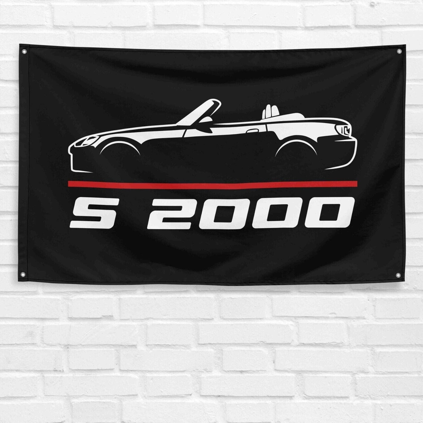 For S2000 Car Enthusiast 3x5 ft Flag Grandpa Dad Son Birthday Gift Man Cave Garage Wall Decor Banner