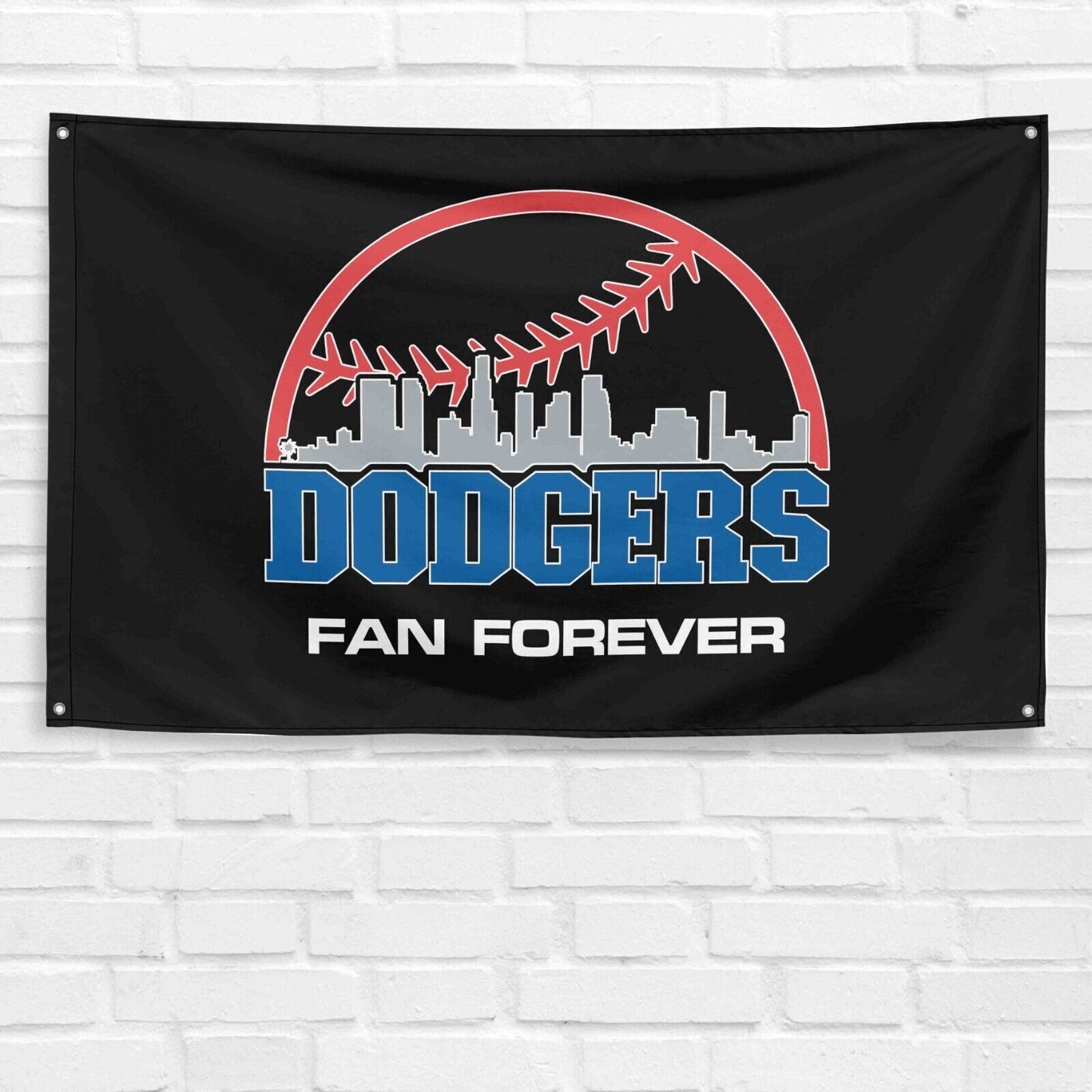 For Los Angeles Dodgers Fans 3x5 ft Flag MLB LA Baseball Champs Gift Wall Banner