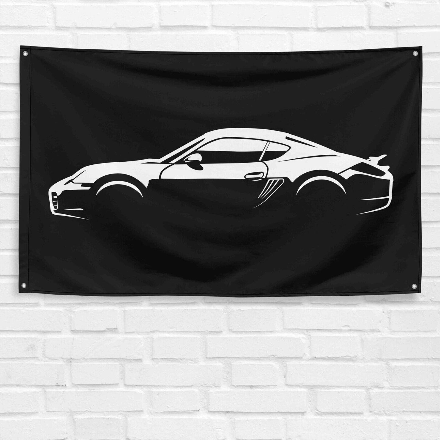 For 987.2 Cayman 2010 Car Enthusiast 3x5 ft Flag Grandpa Dad Son Birthday Gift Man Cave Garage Wall Decor Banner