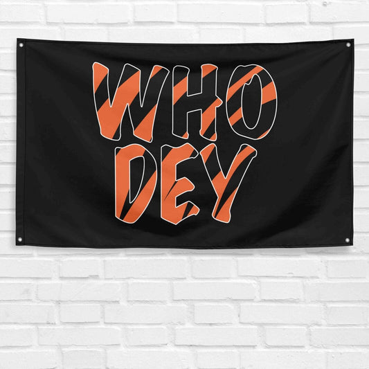 For Cincinnati Bengals Fans 3x5 ft Flag Who Dey NFL Super Bowl LVI AFC Banner