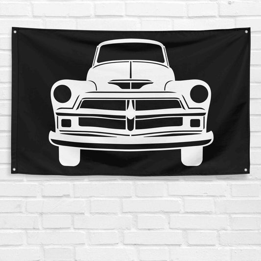 For Chevy 3100 1954-55 Car Enthusiast 3x5 ft Flag Grandpa Dad Son Birthday Gift Man Cave Garage Wall Decor Banner