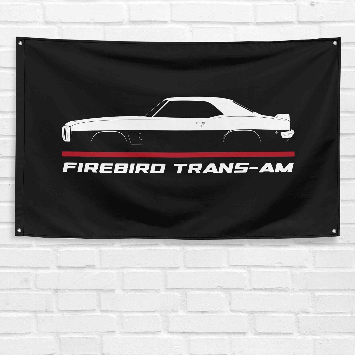 For Firebird Trans-Am 1967-1969 Car Enthusiast 3x5 ft Flag Grandpa Dad Son Birthday Gift Man Cave Garage Wall Decor Banner