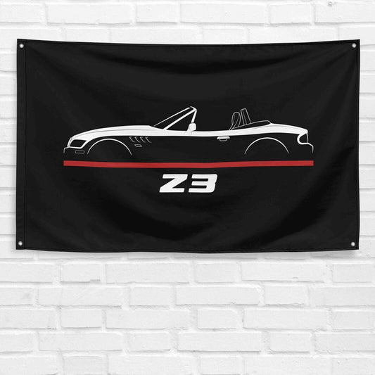 For BMW Z3 1995-2002 Car Enthusiast 3x5 ft Flag Birthday Gift Banner