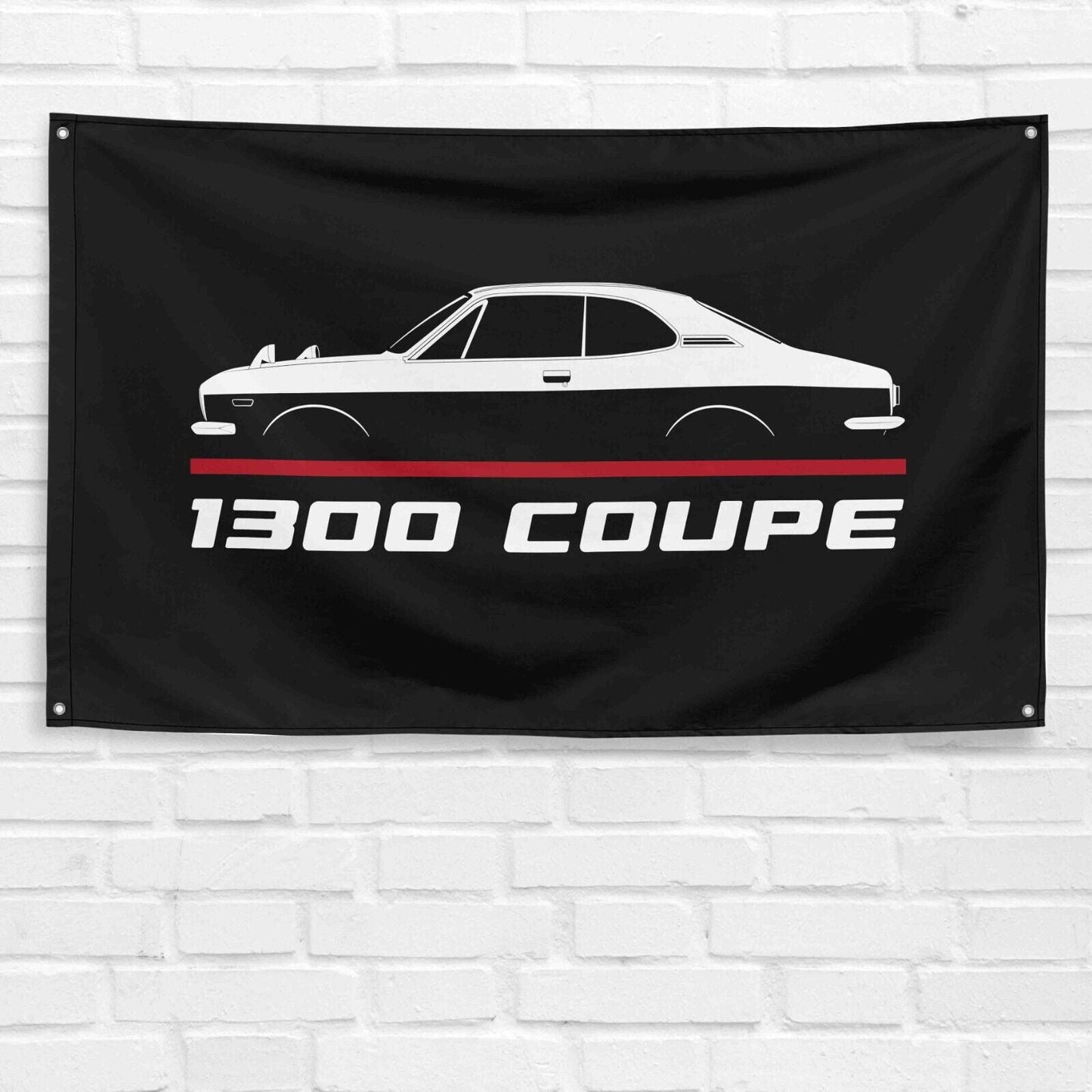 For 1300 Coupe 1970-1971 Car Enthusiast 3x5 ft Flag Grandpa Dad Son Birthday Gift Man Cave Garage Wall Decor Banner