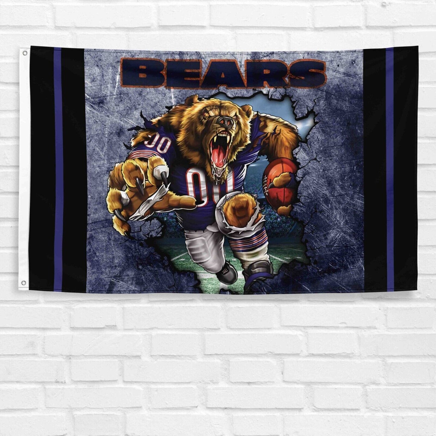 For Chicago Football Fans 3x5 ft Flag Da Bears C Super Bowl Champions Banner