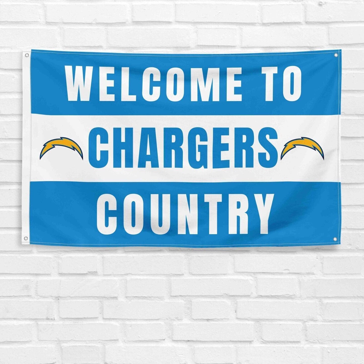 For Los Angeles Chargers Football Fans 3x5 ft Flag NFL Gift Welcome Banner