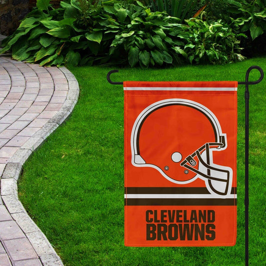 For Cleveland Browns Football Fans 12x18 Garden Flag Double Sided Yard Banner