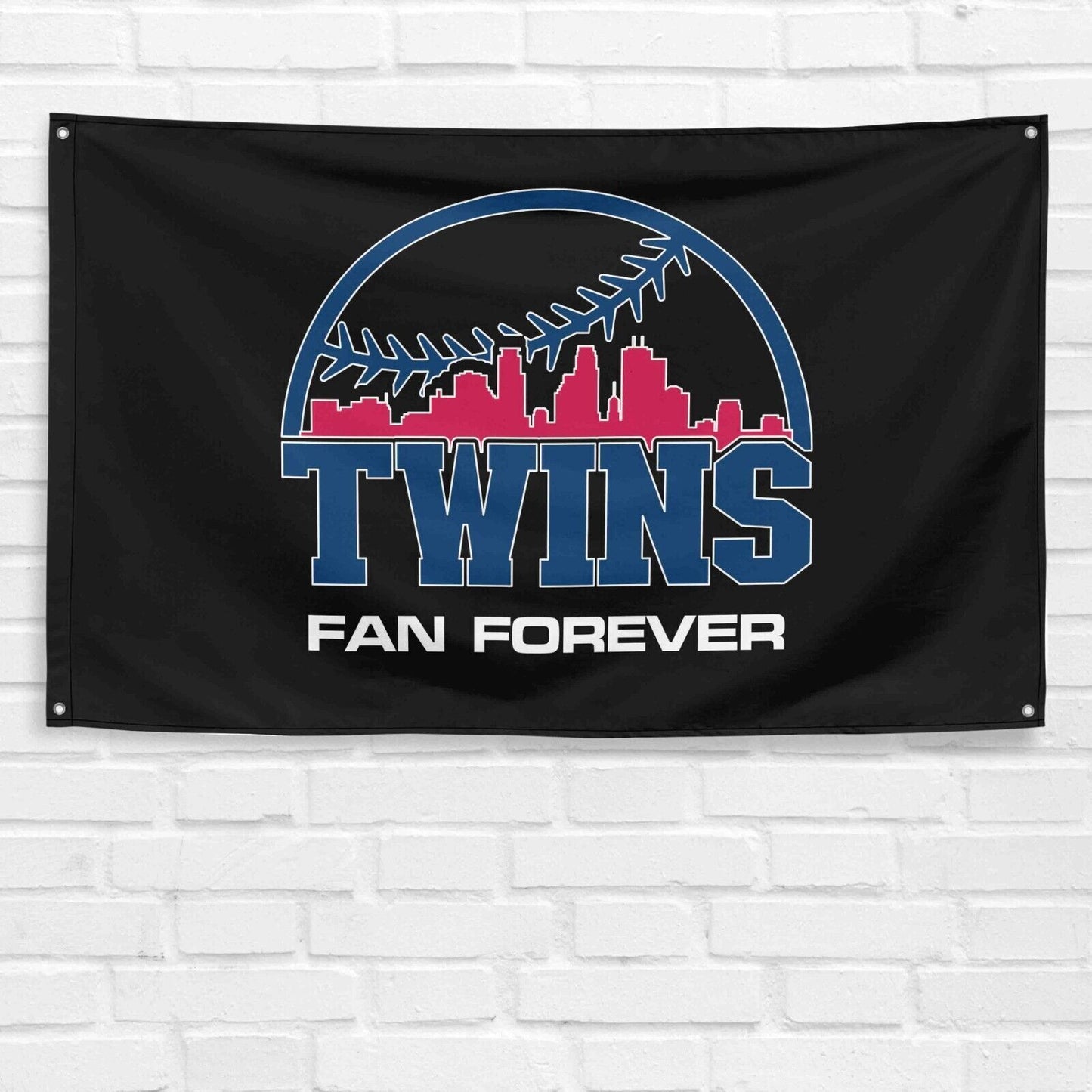 For Minnesota Twins Fans 3x5 ft Flag MLB Baseball Champions Gift Wall Banner