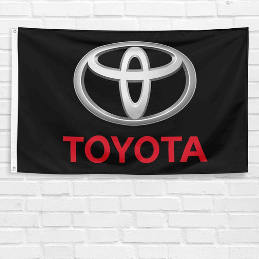 For Toyota Car Enthusiast 3x5 ft Flag Supra Camry Tacoma Tundra TRD Banner