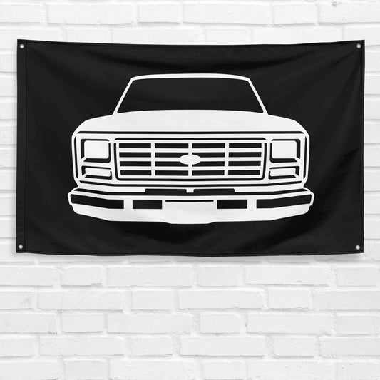 For F-150 1984 Truck Enthusiast 3x5 ft Flag Grandpa Dad Son Birthday Gift Man Cave Garage Wall Decor Banner