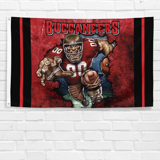 Tampa Bay Buccaneers 3x5 ft Flag NFL Football Champions Wall Decor Banner