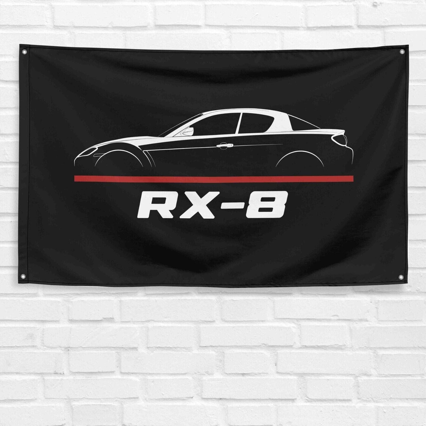 For RX-8 2003-2008 Car Enthusiast 3x5 ft Flag Grandpa Dad Son Birthday Gift Man Cave Garage Wall Decor Banner