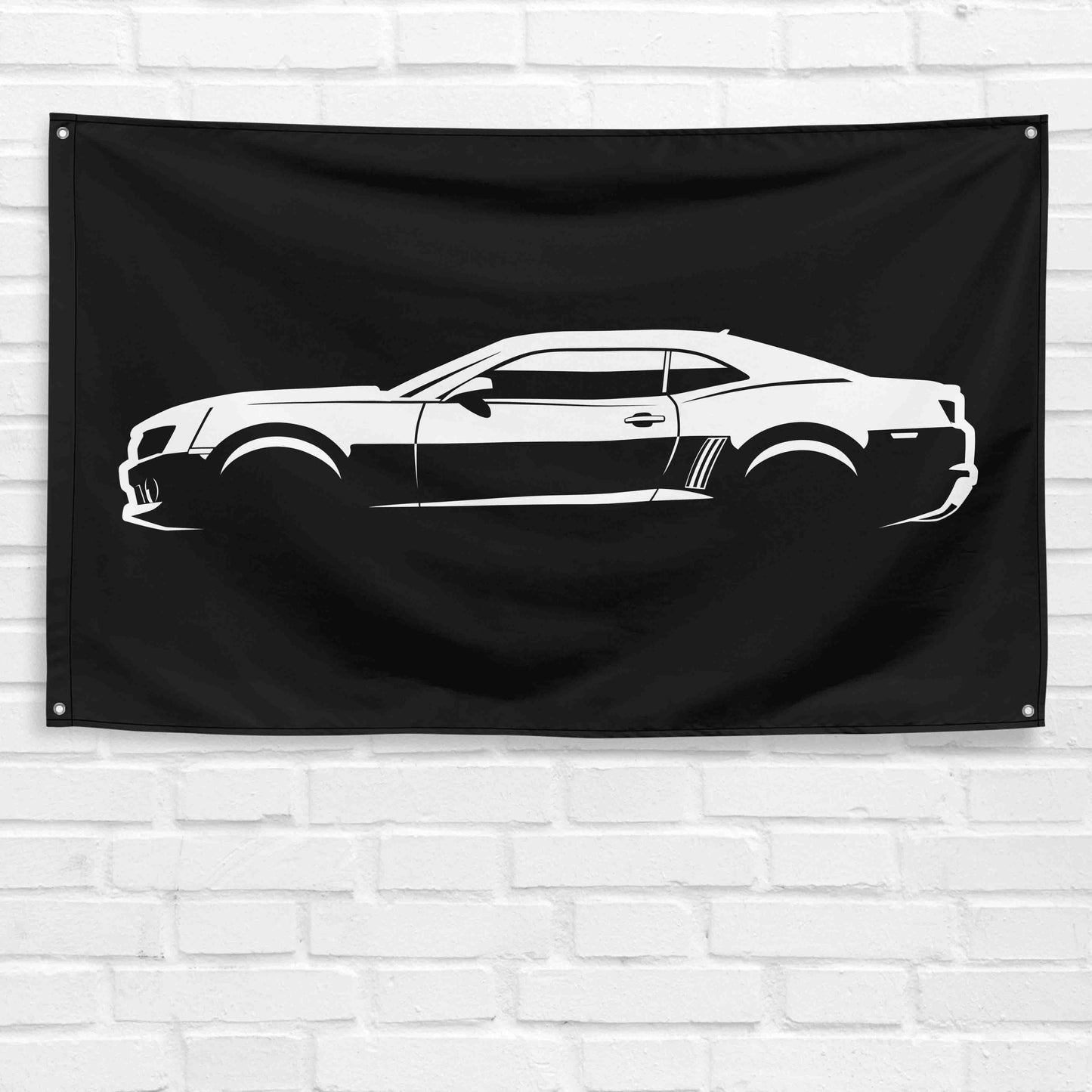 For Camaro SS 2010 Car Enthusiast 3x5 ft Flag Grandpa Dad Son Birthday Gift Man Cave Garage Wall Decor Banner