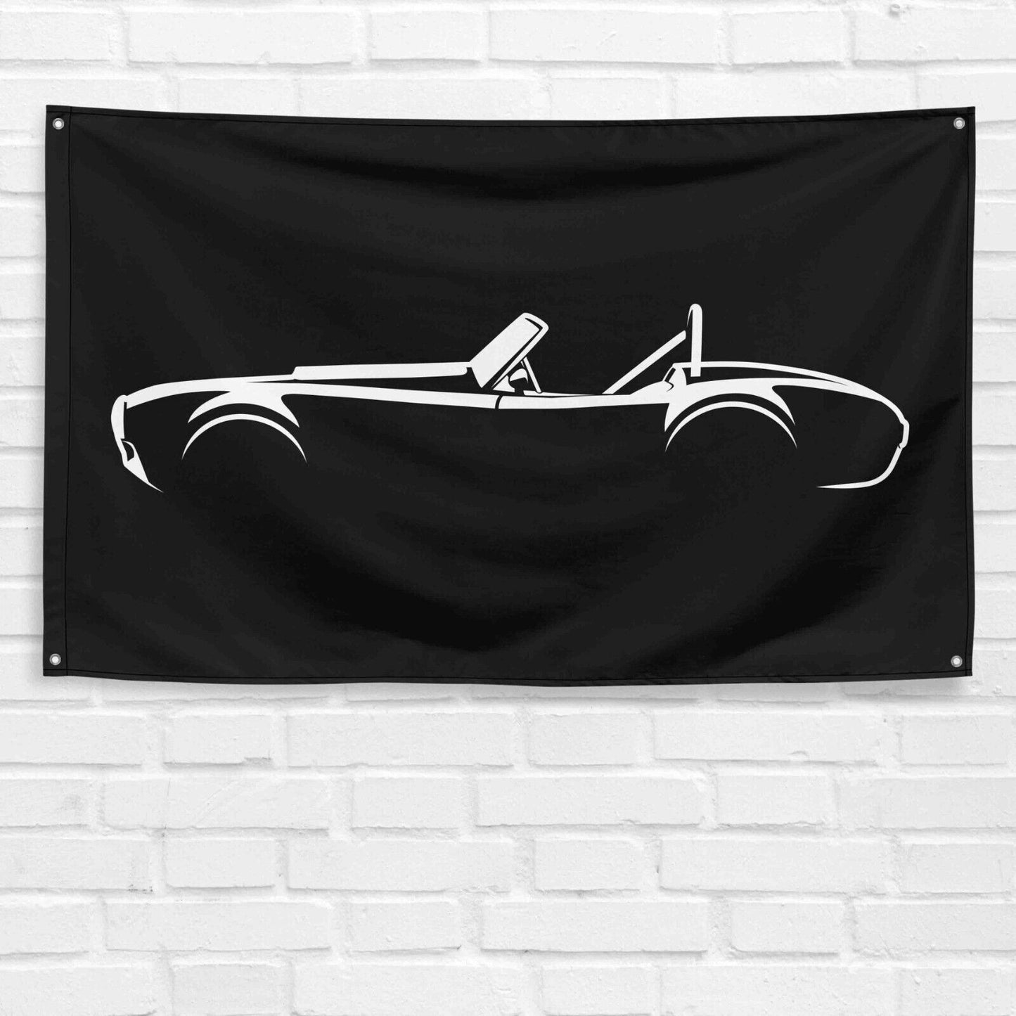 For Shelby Cobra 289 1964 Car Enthusiast 3x5 ft Flag Grandpa Dad Son Birthday Gift Man Cave Garage Wall Decor Banner