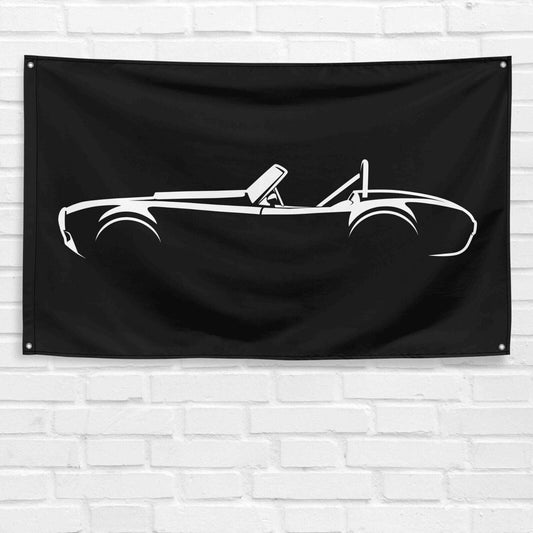 For Shelby Cobra 289 1964 Car Enthusiast 3x5 ft Flag Grandpa Dad Son Birthday Gift Man Cave Garage Wall Decor Banner