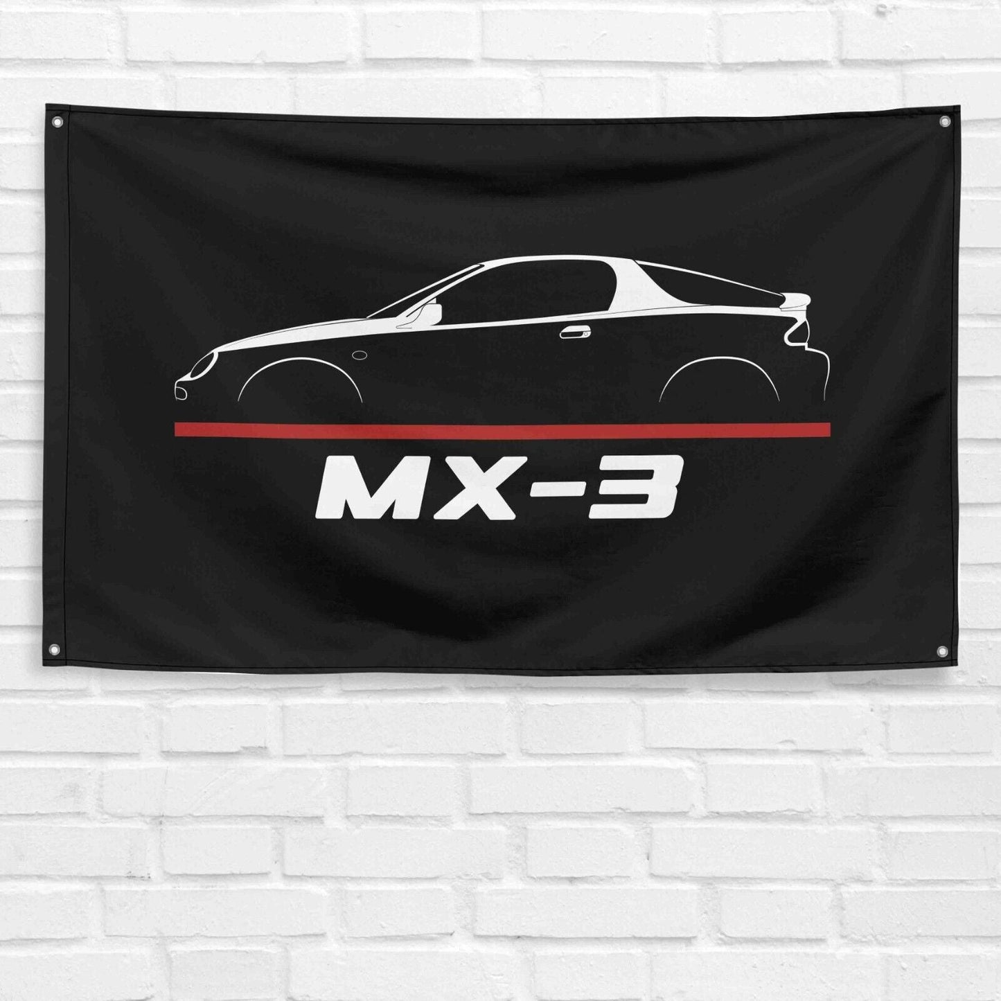 For MX-3 1991-1998 Car Enthusiast 3x5 ft Flag Grandpa Dad Son Birthday Gift Man Cave Garage Wall Decor Banner