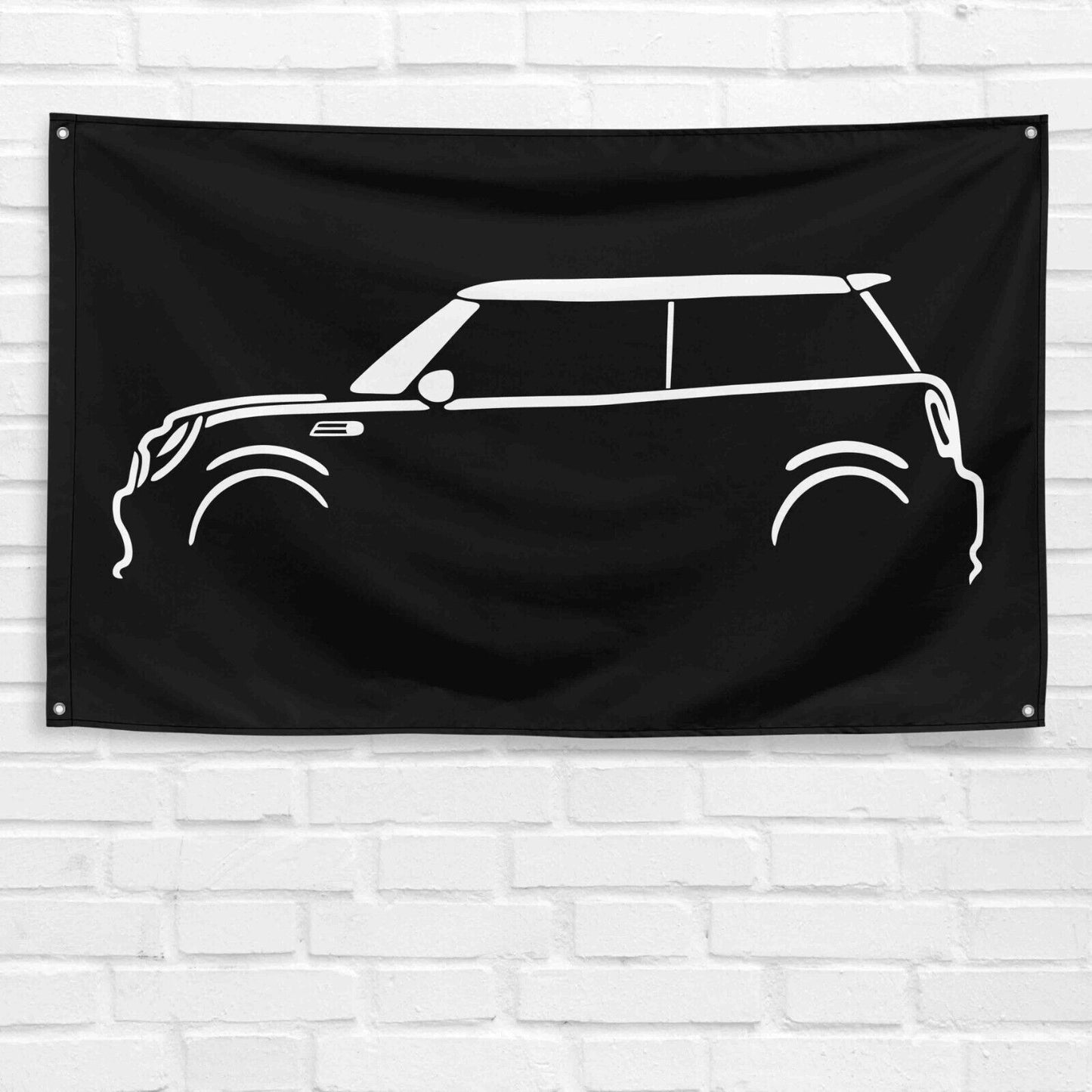 For Cooper Car Enthusiast 3x5 ft Flag Grandpa Dad Son Birthday Gift Man Cave Garage Wall Decor Banner