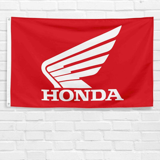 For Honda Motorcycle 3x5 ft Flag HRC Racing Show Wall Decor Banner