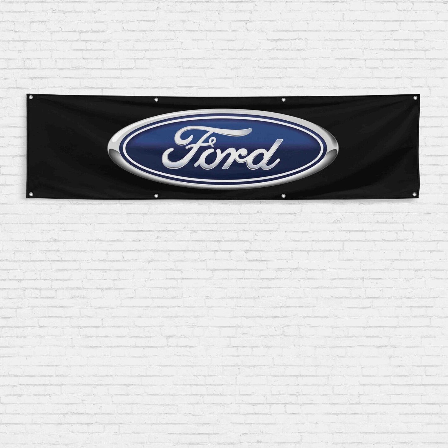 For Ford Enthusiast 2x8 ft Flag Car Truck Racing Show GT Shelby Cobra Banner