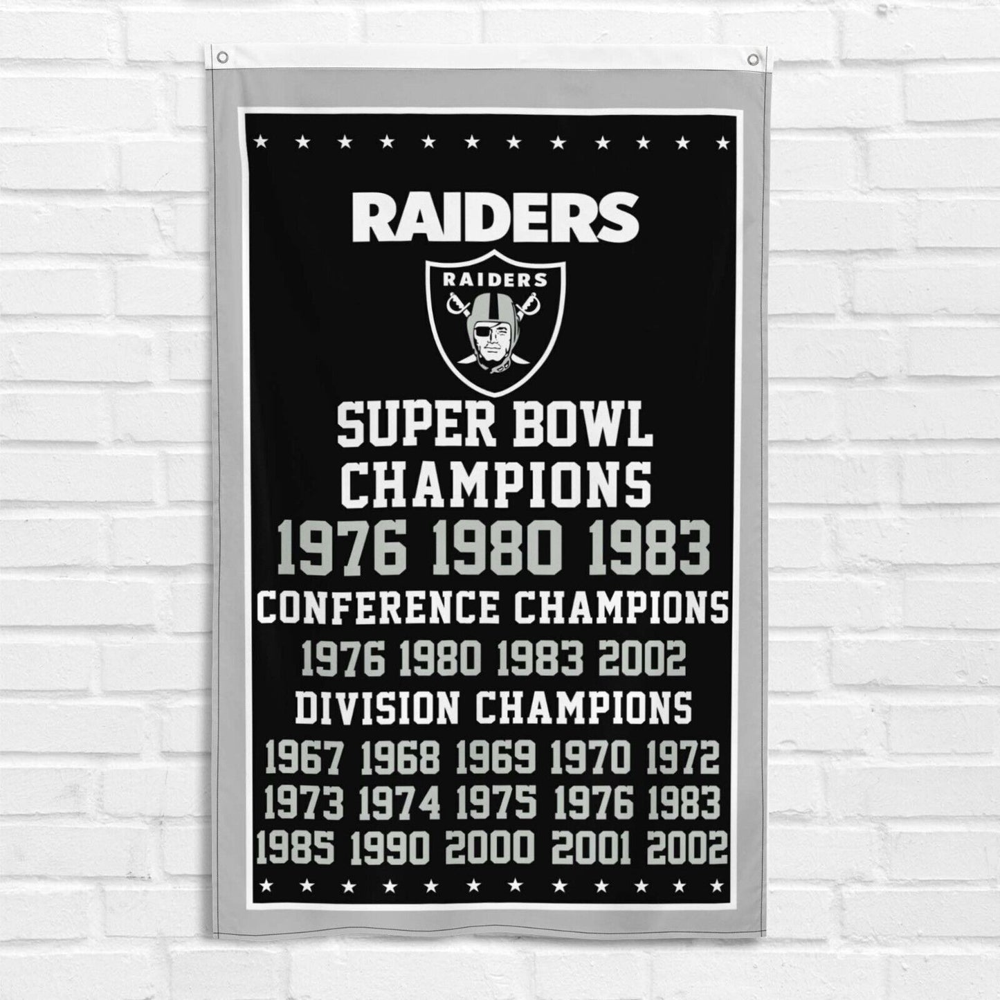 For Oakland Raiders Fans 3x5 ft Flag Las Vegas Nation NFL Football Banner