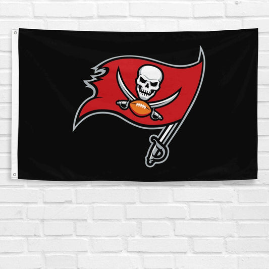 For Tampa Bay Buccaneers Fans 3x5 ft Flag Skull Battle NFL Super Bowl LV Banner