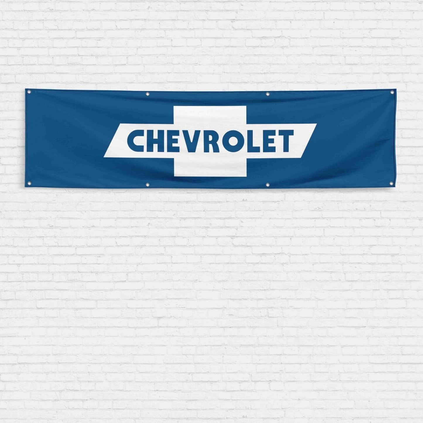 For Chevrolet Enthusiast 2x8 ft Flag Corvette Camaro Chevy Car Truck Banner