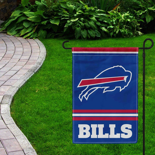 For Buffalo Bills Football Fans 12x18 Garden Flag Double Sided Yard Banner