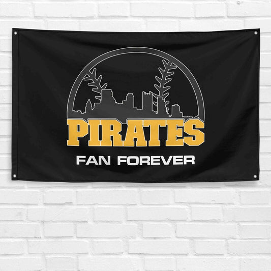 For Pittsburgh Pirates Fans 3x5 ft Flag MLB Baseball Champions Gift Wall Banner