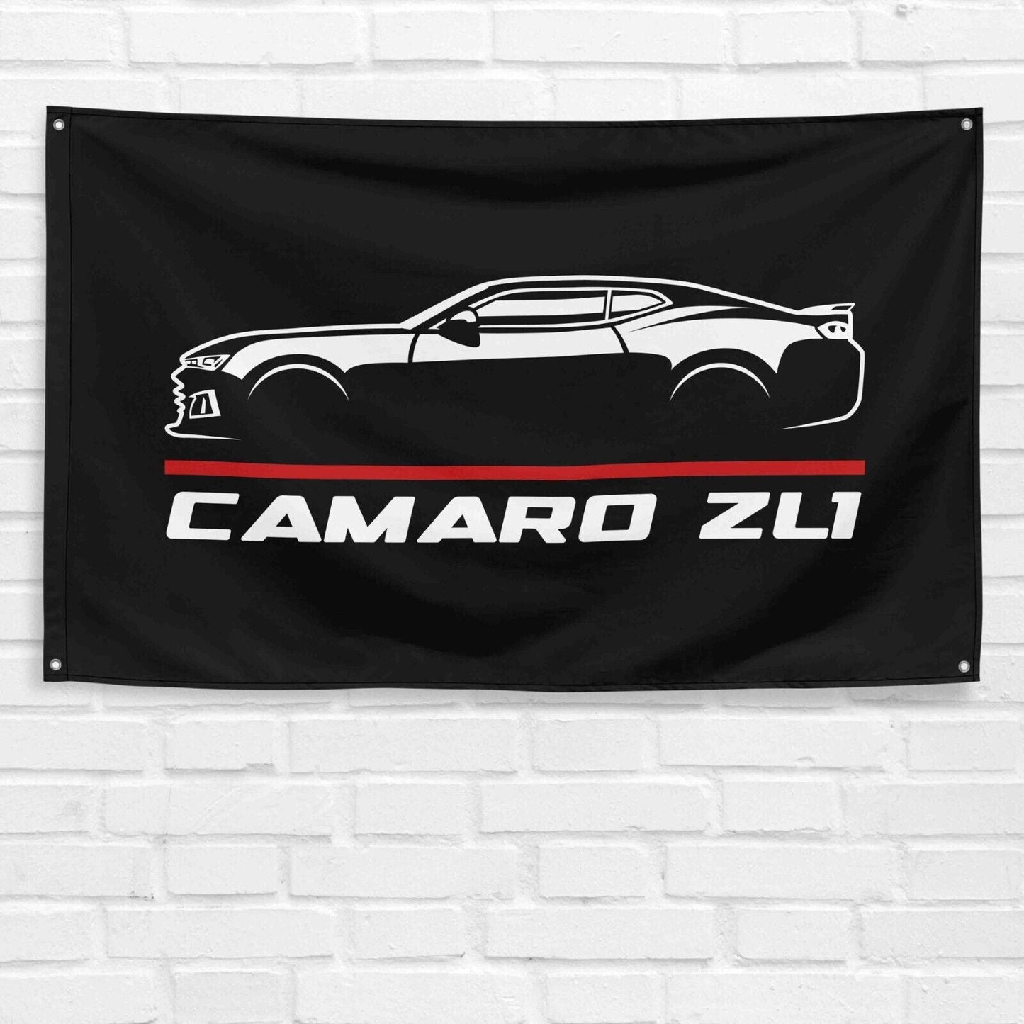 For Camaro ZL1 Car Enthusiast 3x5 ft Flag Grandpa Dad Son Birthday Gift Man Cave Garage Wall Decor Banner