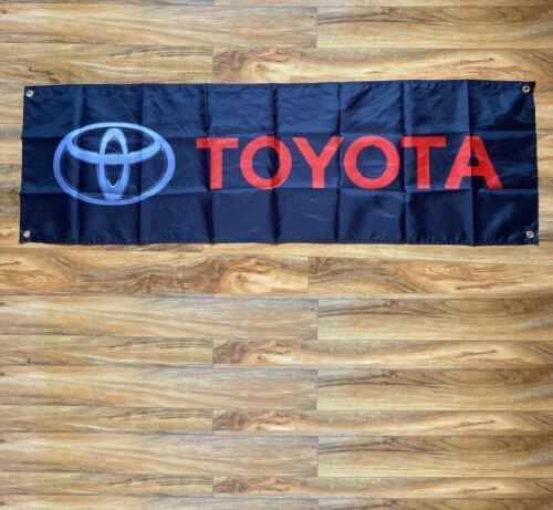 For Toyota 1.5x5 ft Flag Supra Camry Tacoma Tundra GR Garage Wall Banner