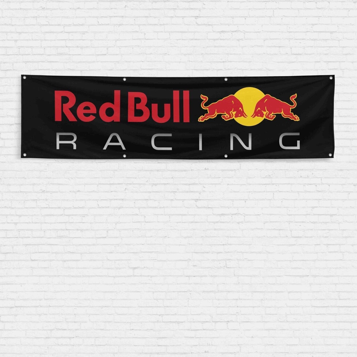 For Red Bull Racing Fans 2x8 ft Flag Formula One Team Motorcycle MotoGP Banner