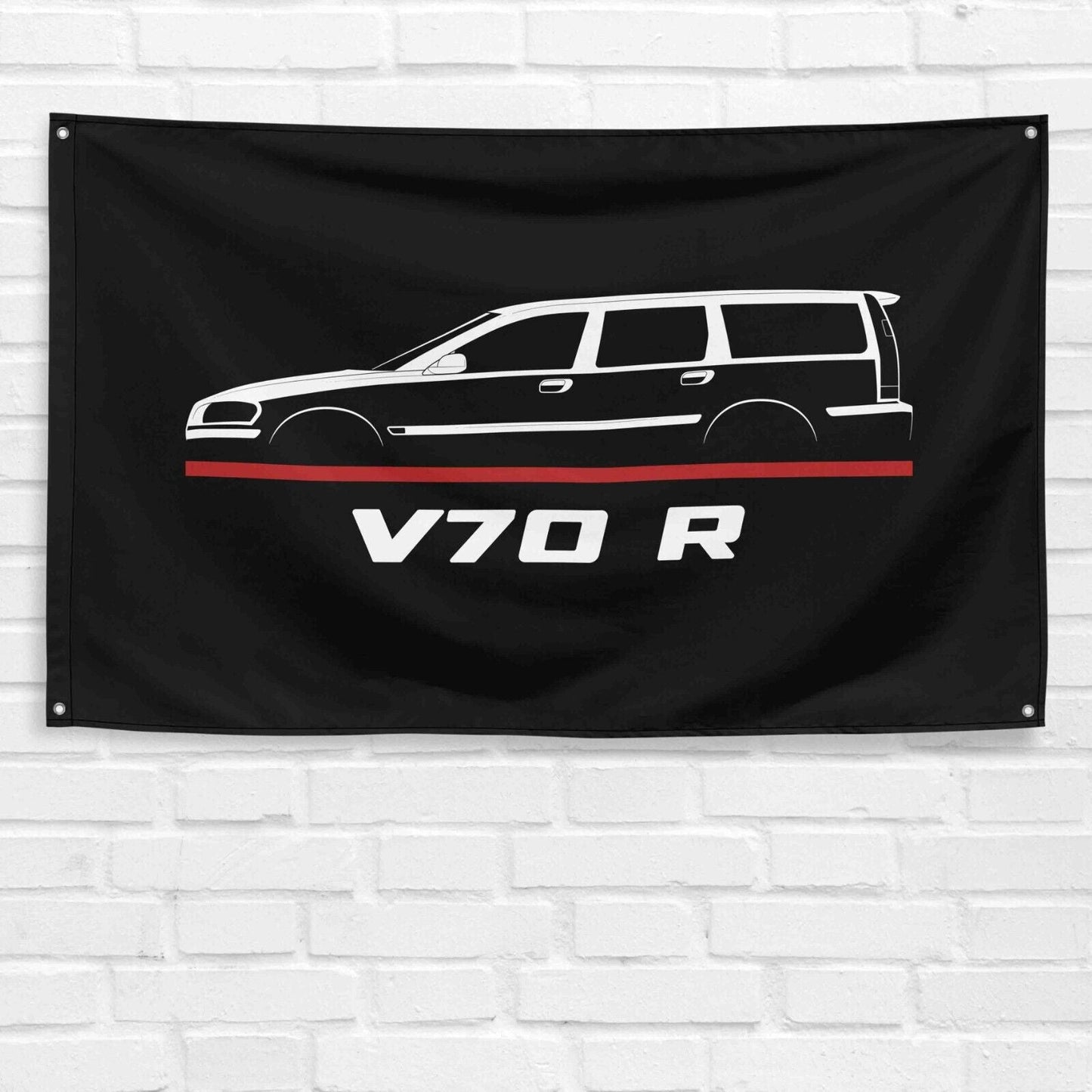 For V70 R 2000-2007 Car Enthusiast 3x5 ft Flag Grandpa Dad Son Birthday Gift Man Cave Garage Wall Decor Banner