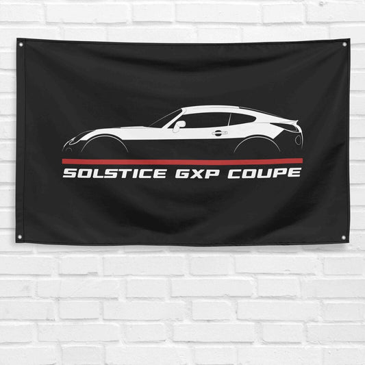 For Pontiac Solstice GXP Coupe 2009-2010 Enthusiast 3x5 ft Flag Banner Gift