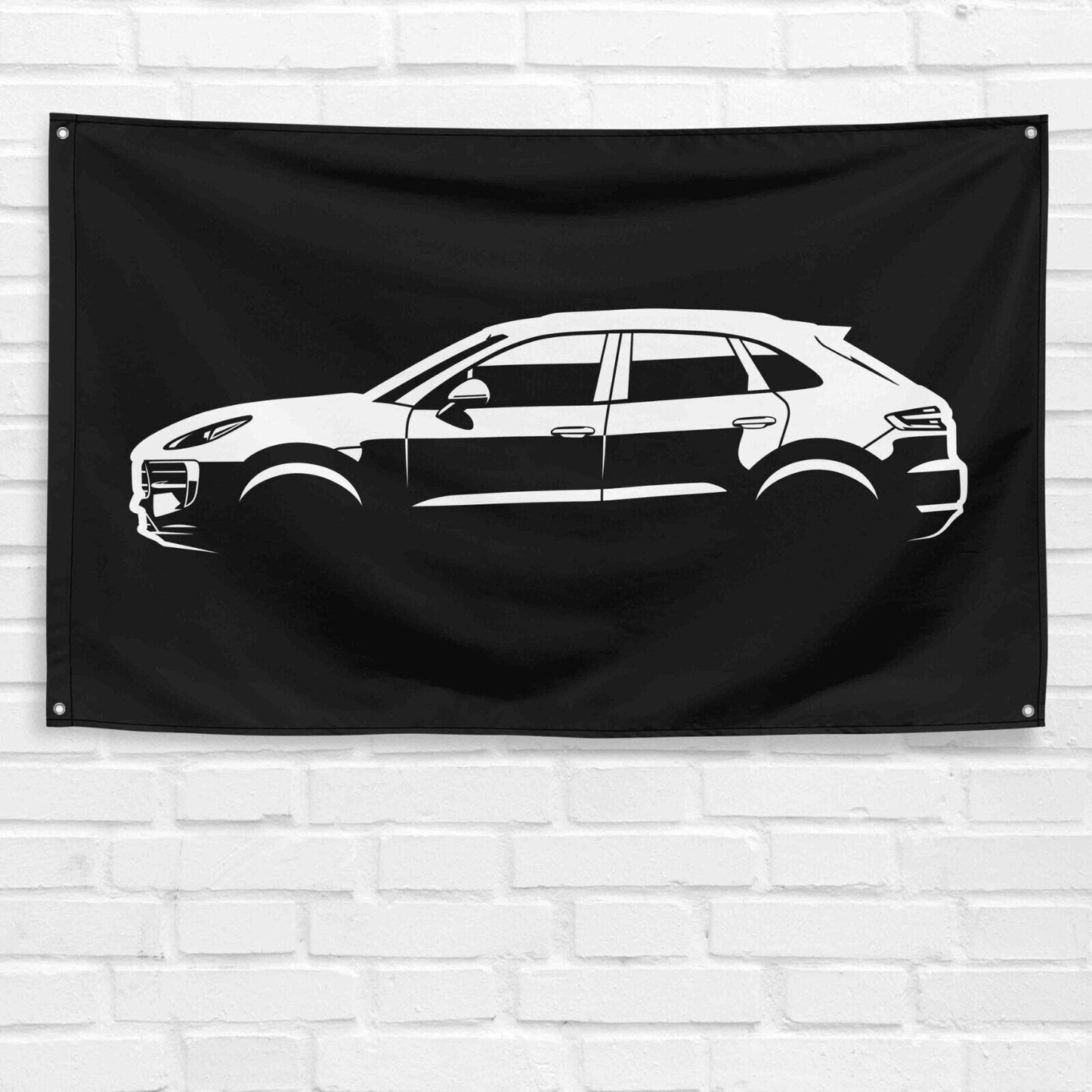 For Macan GTS Car Enthusiast 3x5 ft Flag Grandpa Dad Son Birthday Gift Man Cave Garage Wall Decor Banner